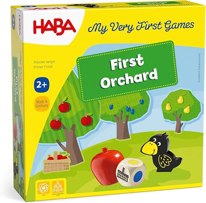 HABA My Very First Games - First Orchard Toddler Game - My First Orchard Game